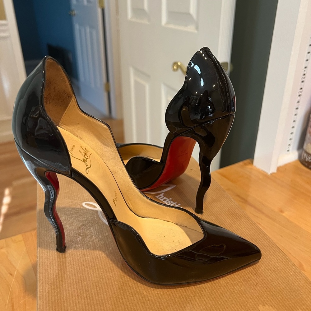 Christian louboutin Dalida 120mm pump wavy heels size 36